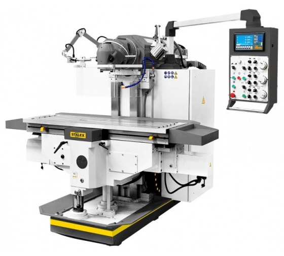 Станок широкоуниверсальный фрезерный, 12350x360 мм, X/Y/Z, с УЦИ,380В STALEX MUF1200 Servo Станки для заклепки тормозных колодок