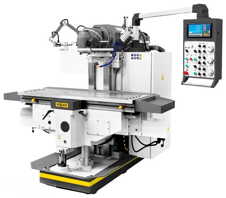 Станок широкоуниверсальный фрезерный, 1600x500 мм, X/Y/Z, с УЦИ, 380В STALEX MUF1600 Servo Станки для заклепки тормозных колодок